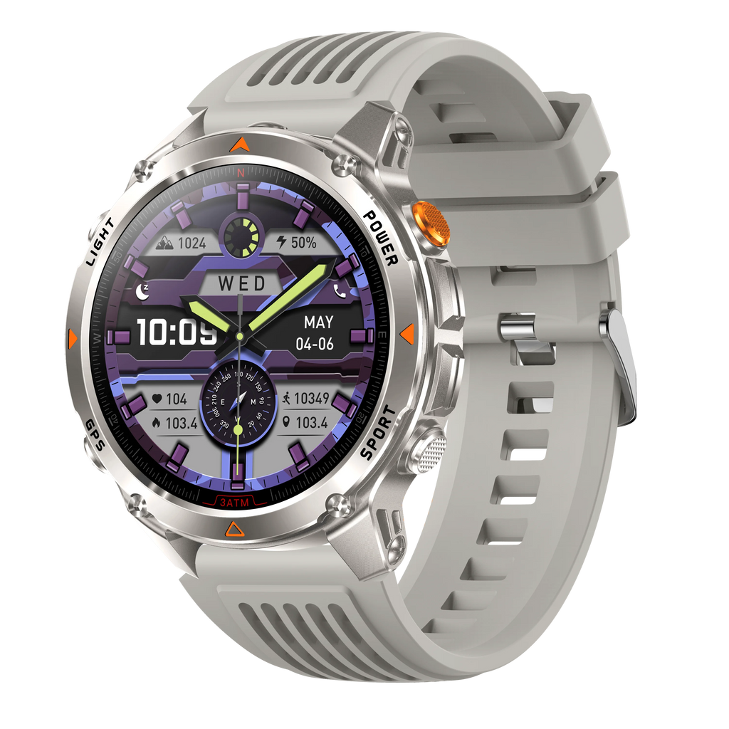 46" 360*360 IPS GPS Smart Watch, Bluetooth Men Sports Wristwatch, Multiple UI Themes & Sports Modes