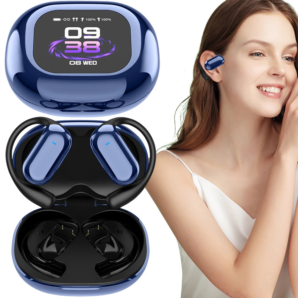 Q16S AI Translation Real Time Translator Earbuds 140 Languages & Accents Bluetooth 5.4 Translating Earphones Waterproof IPX5