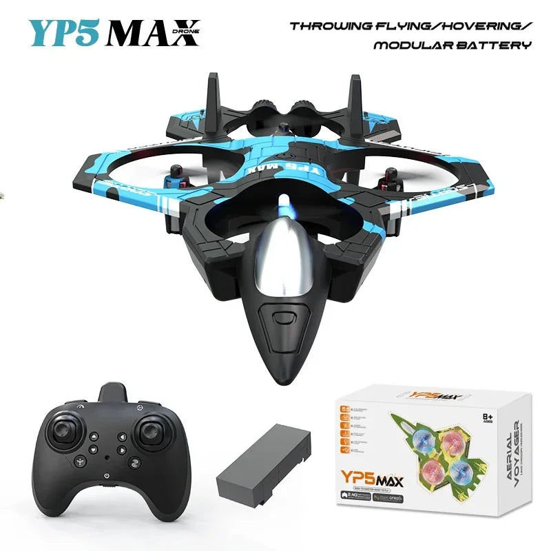 New Remote Controlled Glider Gravity Sensing Stunt Foam Aircraft Dazzling Lights Rechargeable AntiDrop Drone Children's ToyGift