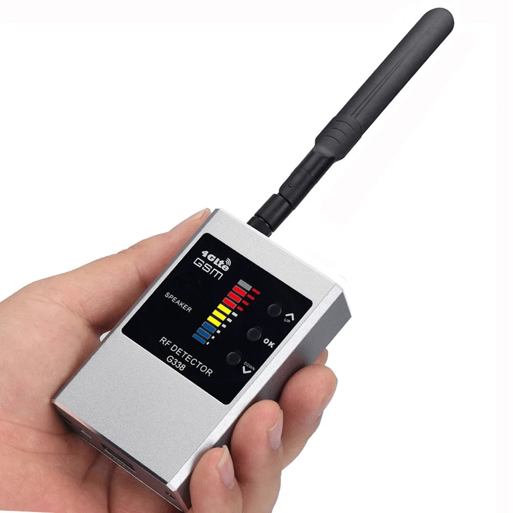 G338 Anti-tracking Detectors Bug Mini Anti-Spy Wireless RF Signal Automatic GPS Locator Tracker GSM Audio Hidden Camera Scanner