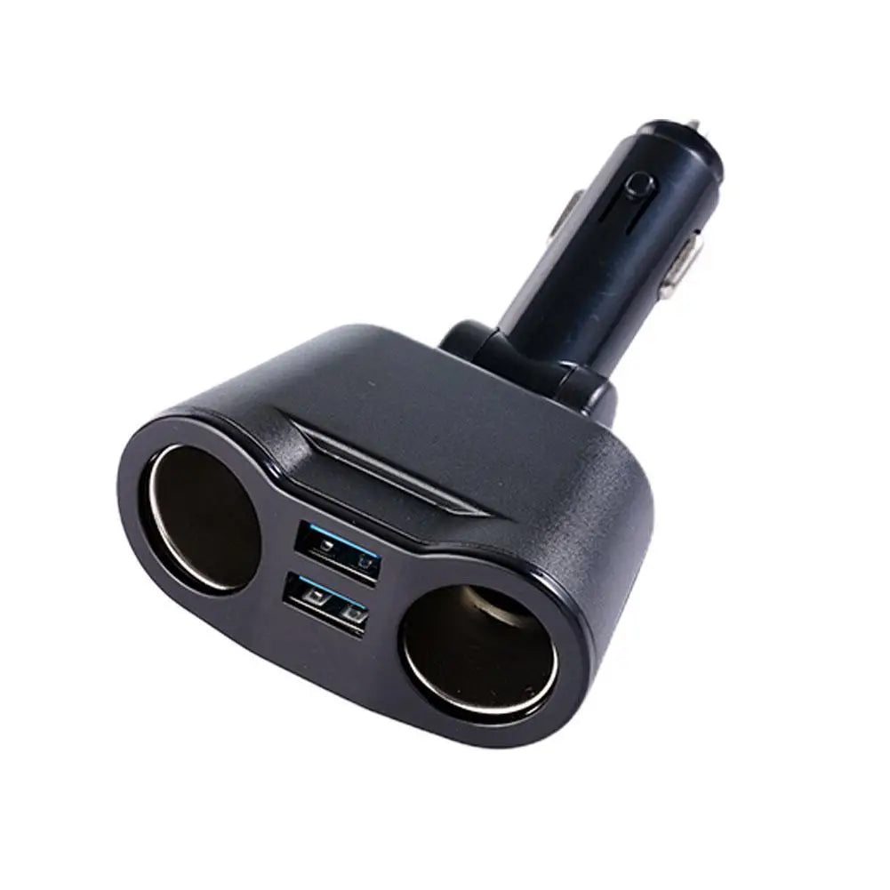 PD QC3.0 Dual USB Socket 120W Car Cigarette Lighter Splitter 12V 24V Fast Charger Plug Phone Power Adapter for Car DVR Dashcam
