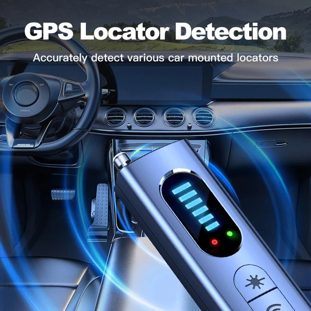 T15 Wireless Camera Detector Protective Alarm Security Sensor Bug Finder GPS RF Signal Lens Tracker Detect Scanner for Security