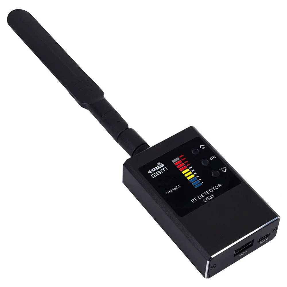 G338 Anti-tracking Detectors Bug Mini Anti-Spy Wireless RF Signal Automatic GPS Locator Tracker GSM Audio Hidden Camera Scanner