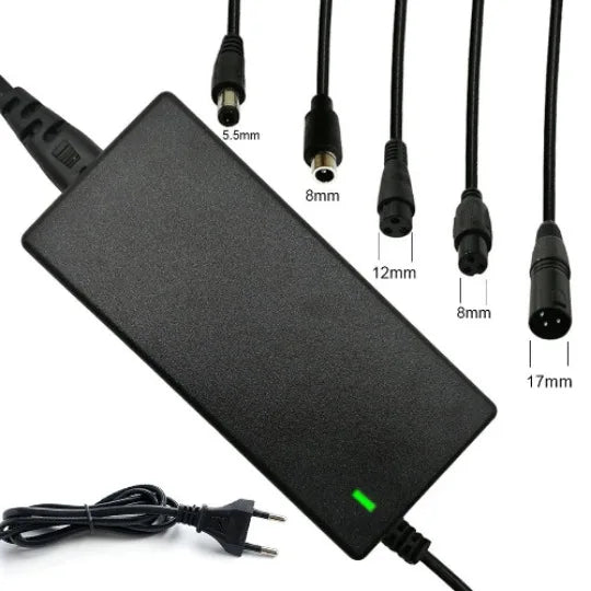 Universal AC DC 42V 2A Power Adapter Smart Charger For 24-36V Lithium Battery Electric Scooter US/EU Plug Black 100-240V