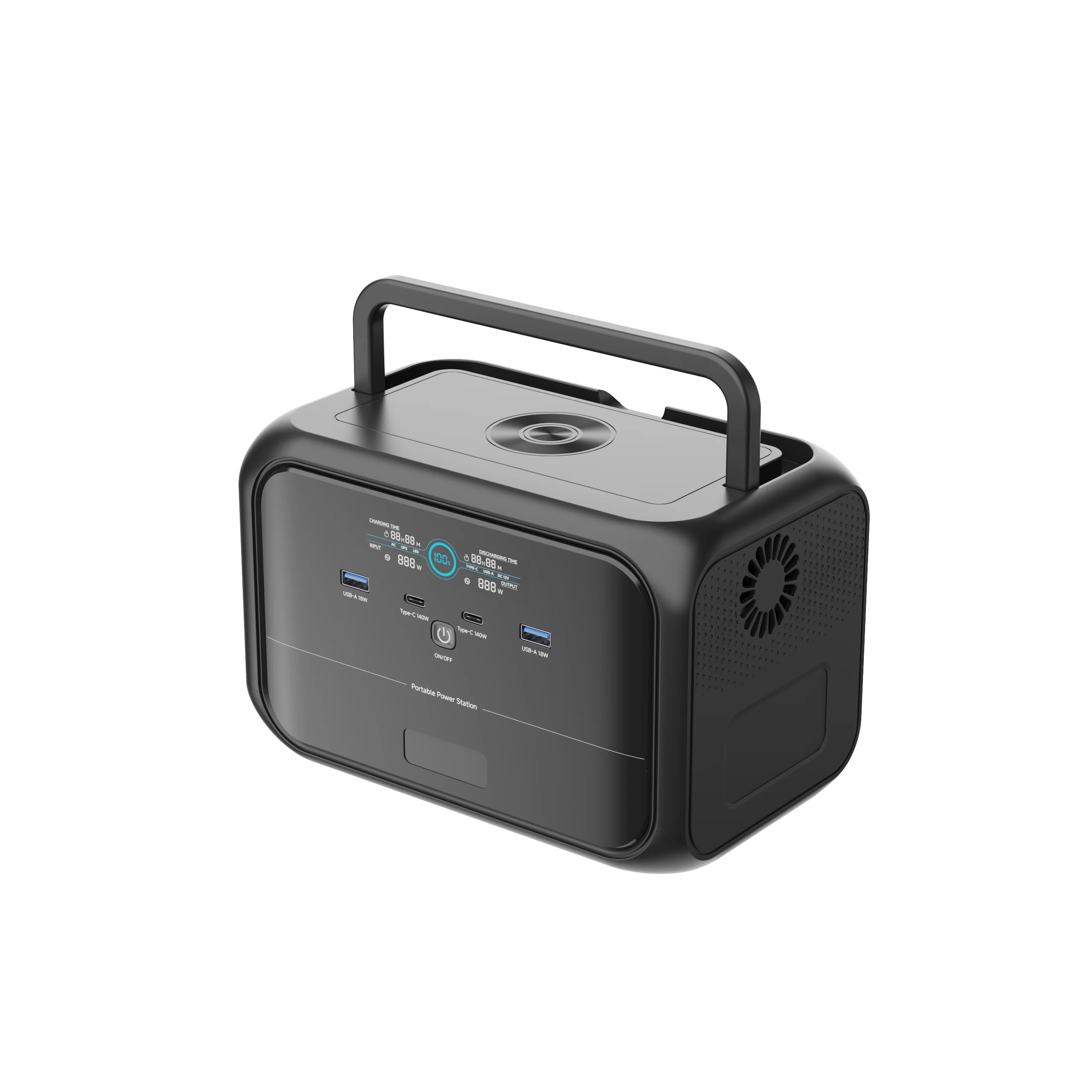 Portable Power Station AC Outlet Solar Generator High Capacity 300W Power Station Portable LED Lighting Emergeny Power Supply