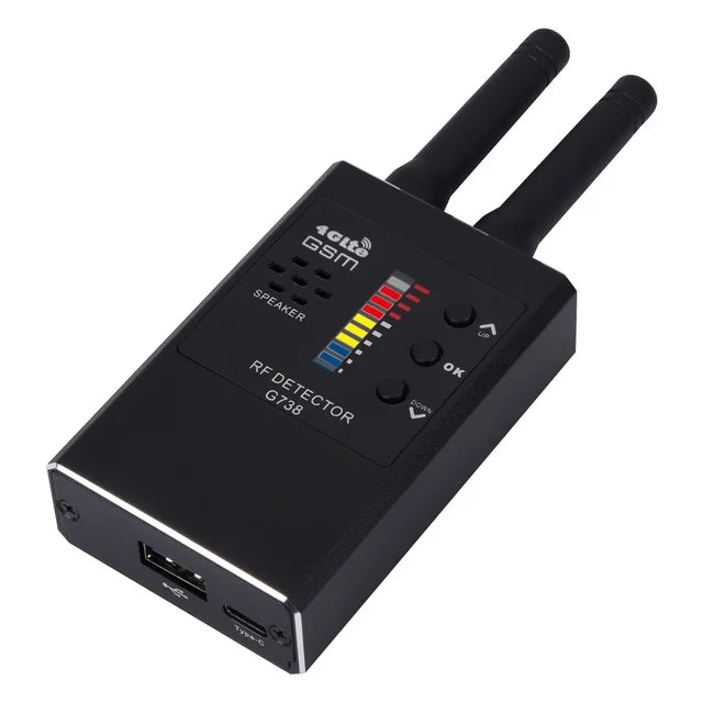 G338 / G738 / G638 Anti Spy Wireless RF Signal Detector GPS GSM  Tracker Hidden Camera Eavesdropping Device Professional Version