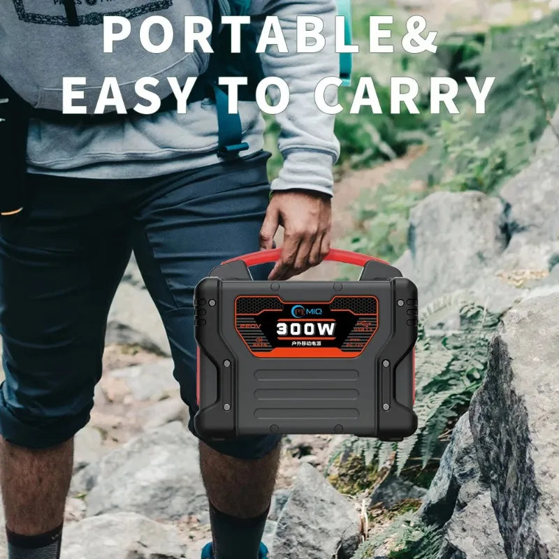 Good Quality 300W Portable Power Station 299.7Wh Solar Generator With 60W PD USB-C Wireless Charging For Outdoor Camping Oem Odm