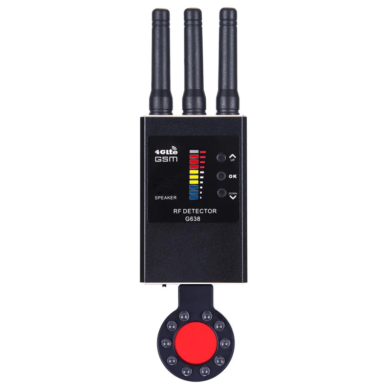 G338 / G738 / G638 Anti Spy Wireless RF Signal Detector GPS GSM  Tracker Hidden Camera Eavesdropping Device Professional Version