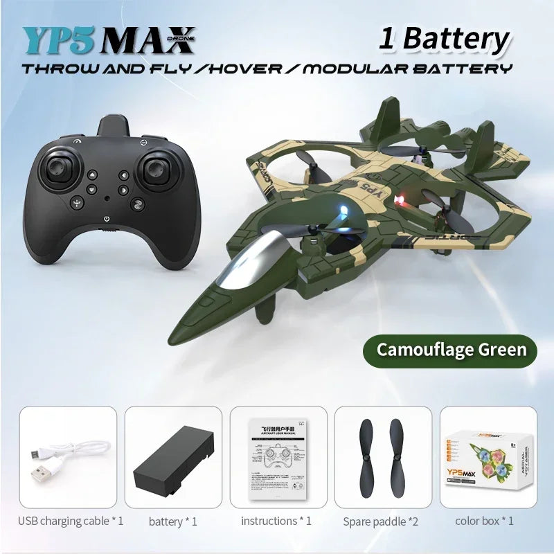 New Remote Controlled Glider Gravity Sensing Stunt Foam Aircraft Dazzling Lights Rechargeable AntiDrop Drone Children's ToyGift