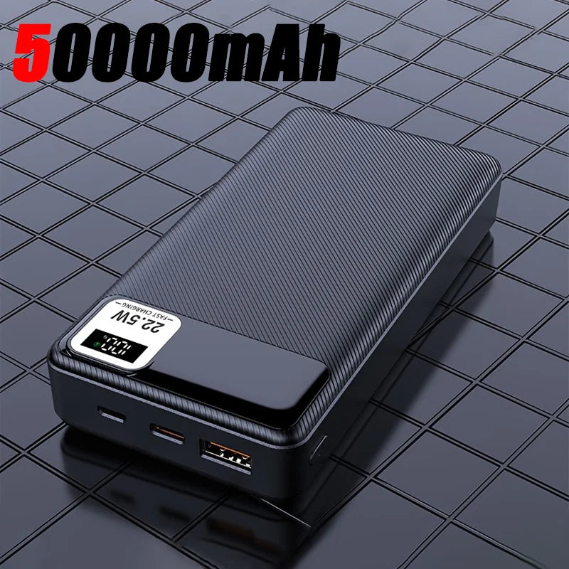 100000mAh Power Bank 22.5W Fast Charging Portable Charger External Battery High Capacity Powerbank For iPhone Huawei Oneplus