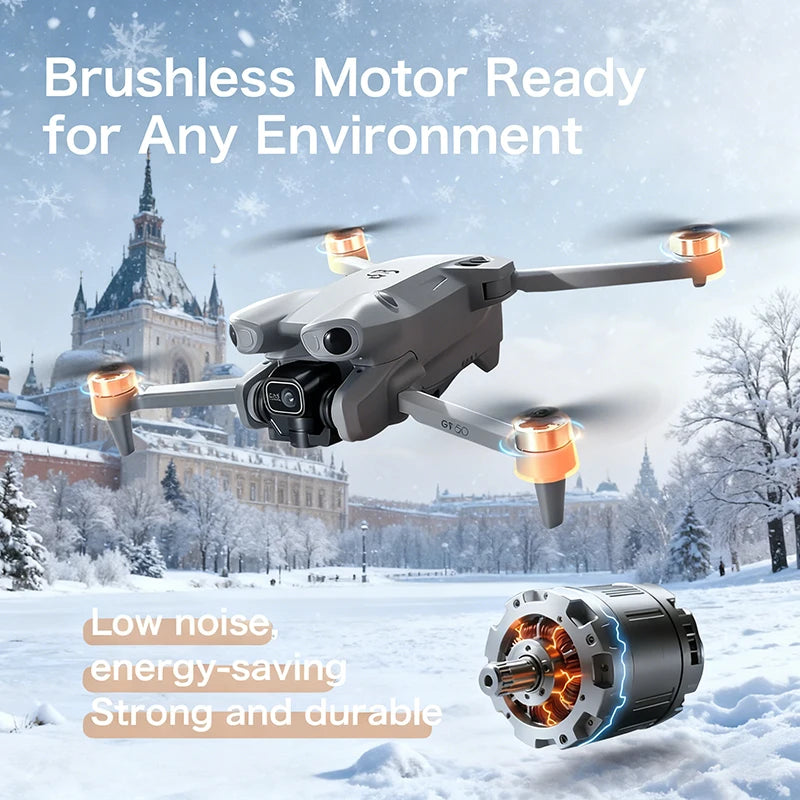 GT50 PRO MIni 5 pro RC Drone 8K HD Dual Cameras WiFi 20mins Flight Aerial Photography Quadcopter Remote Control UAV Boy toy gift