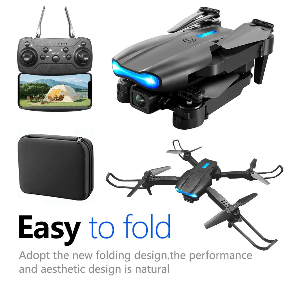 Altitude Fixation E99 Folding Drone Quadcopter Remote Control Handle Four Axis Aircraft HD 4K Photography UAV