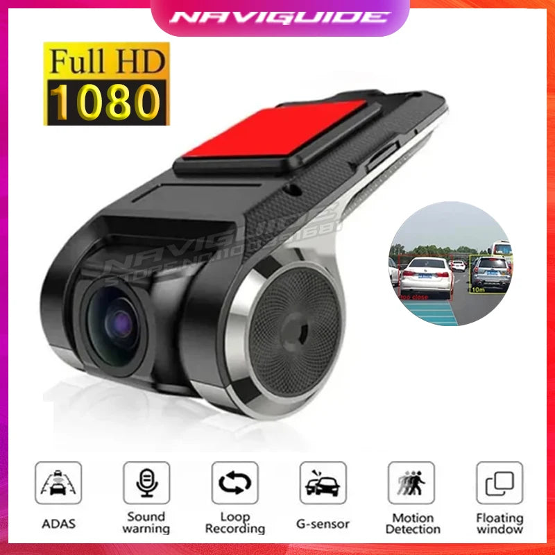 KKOREX Car DVR ADAS LDWS Full HD 1080P Dash Cam For DVD Android Player Navigation Unit Auto Audio Voice Alarm Video Recording