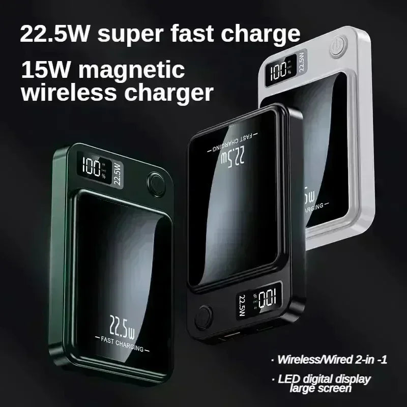 VIVO 500000mAh Magnetic Wireless Power Bank PD22.5w  Super Fast Charging Powerbank for Magsafe For Iphone Samsung 2026 New