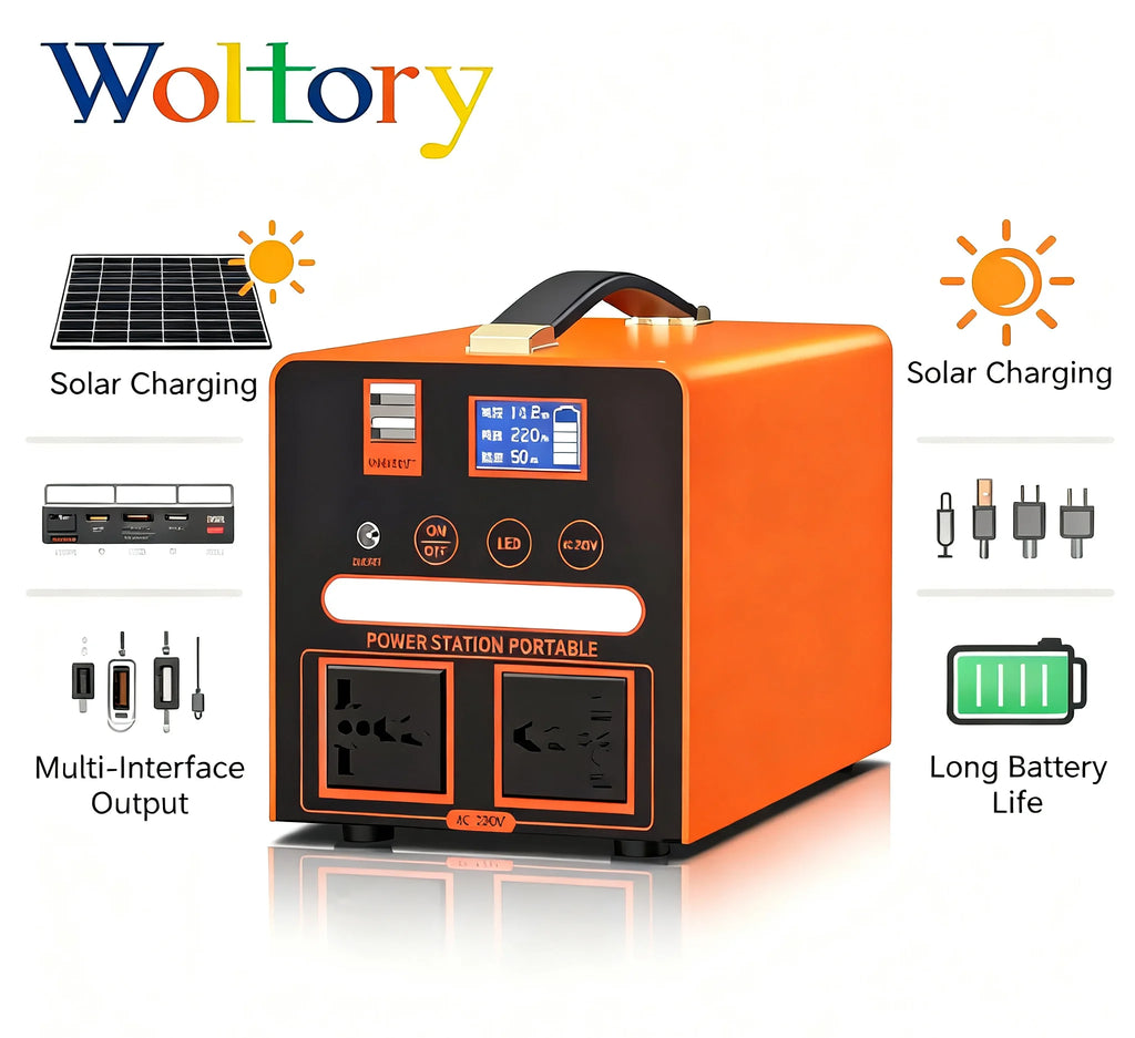 Portable Power Station 400w Fast Charging Lithium Battery 220v Outdoor Mobile Power Supply
