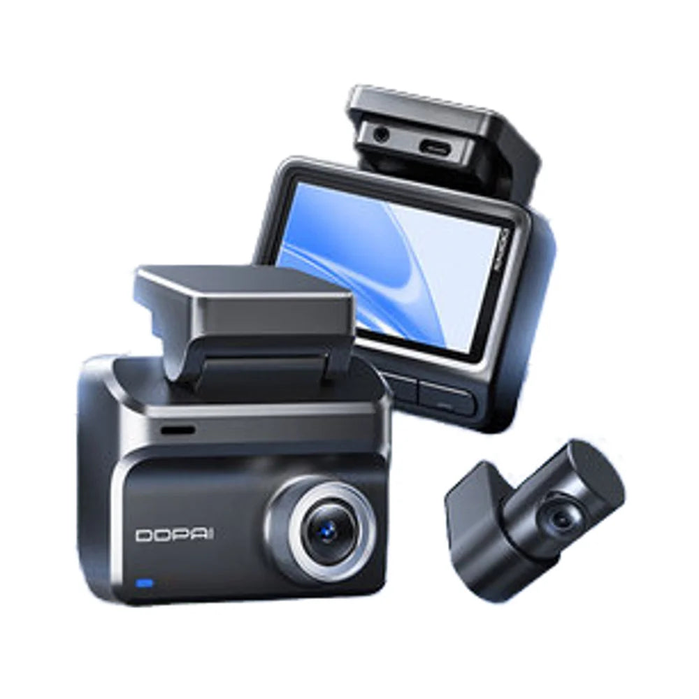 LanYuXuan DDPAI Z50 Pro Mini Car Dash Cam Dual GPS High Dual Lens Touchscreen Android IPS Portable Recorder for Night Vision H.2