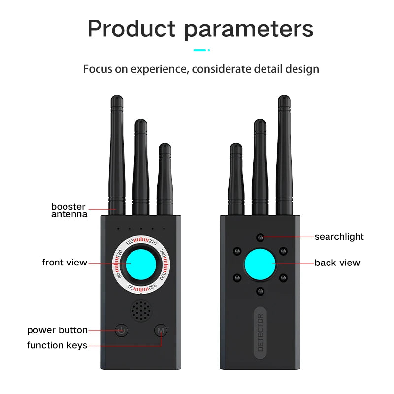 T16 signal detector anti-camera anti-eavesdropping GPS scanning detector anti-positioning tracking camera detector