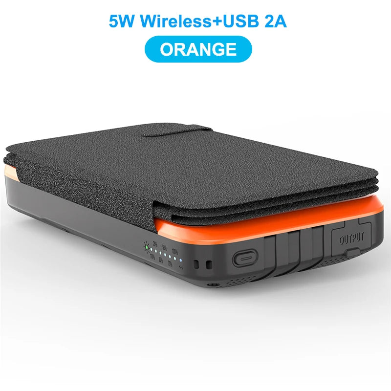 43800mAh Solar Power Bank Fast Wireless Charger PD 20W Fast Charging Powerbank for iPhone 17 16 Samsung Huawei Xiaomi Poverbank