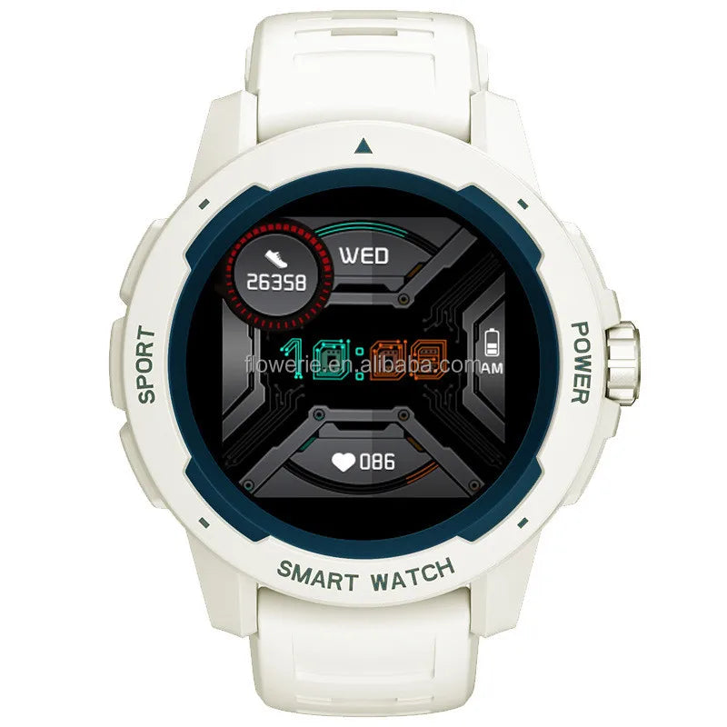 50m IP68 Waterproof Tactical Sports Smart Watch, Outdoor Running Diving Esports Adventure Fitness Wristwatch