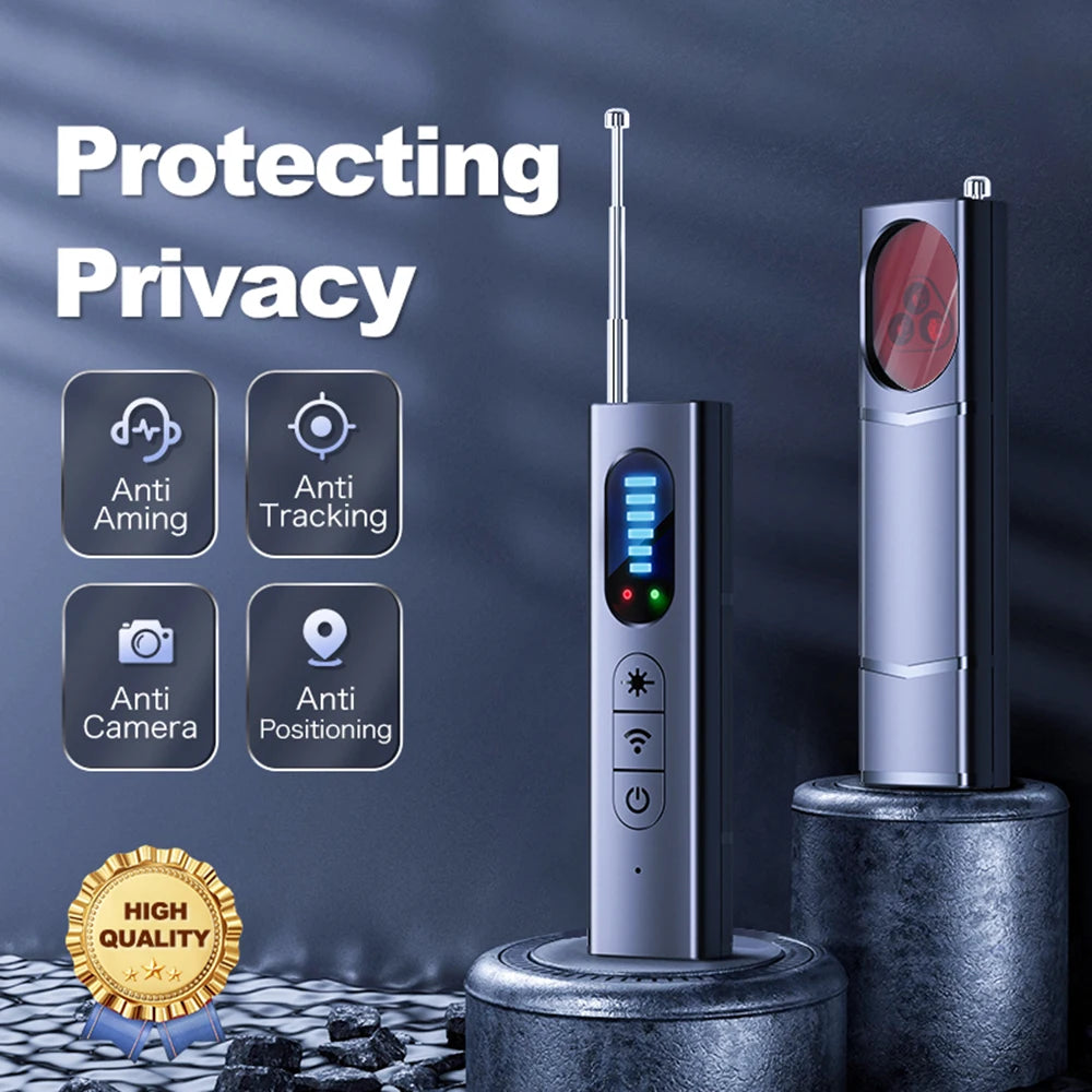 Anti-Spy Car GPS Tracker Mine Device Bug RF Wireless All Signal Scanner Security Protection Multi-function Camera Search Devices