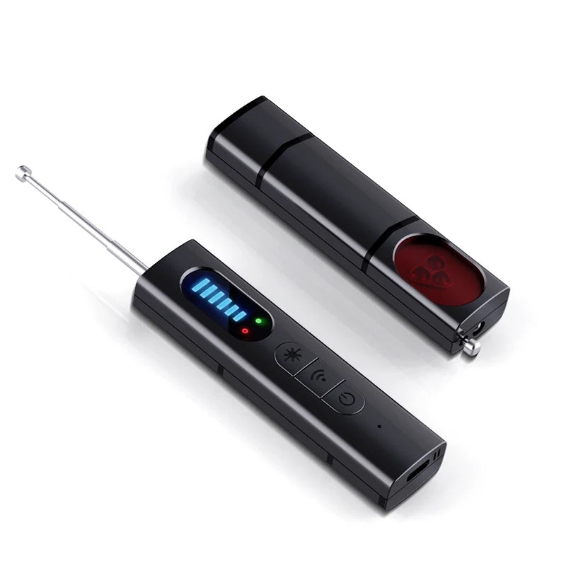 Hidden Camera Detector Anti-Spy Car GPS Tracker Listening Device Bug RF Wireless All Signal Scanner Gadget Security Protection