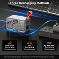 Portable Power Station with 28,000mAh LiFePO4 Battery, 100W AC Outlet & Fast Charging for Camping, Home, Office - TSA Approved