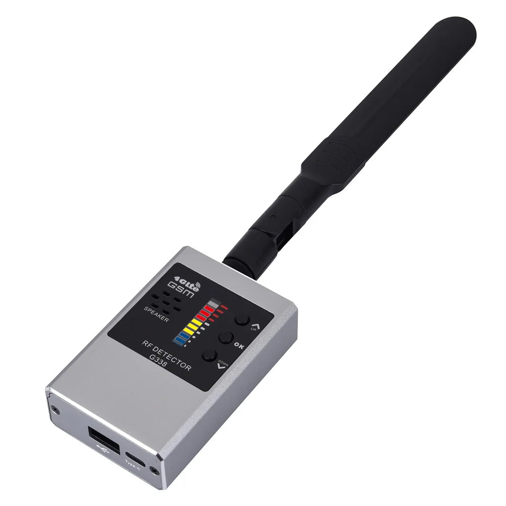 Professional Anti-Spy GPS Wireless RF Signal Automatic GSM Wifi Detector Finder Tracker Frequency Scan Sweeper Protect Security