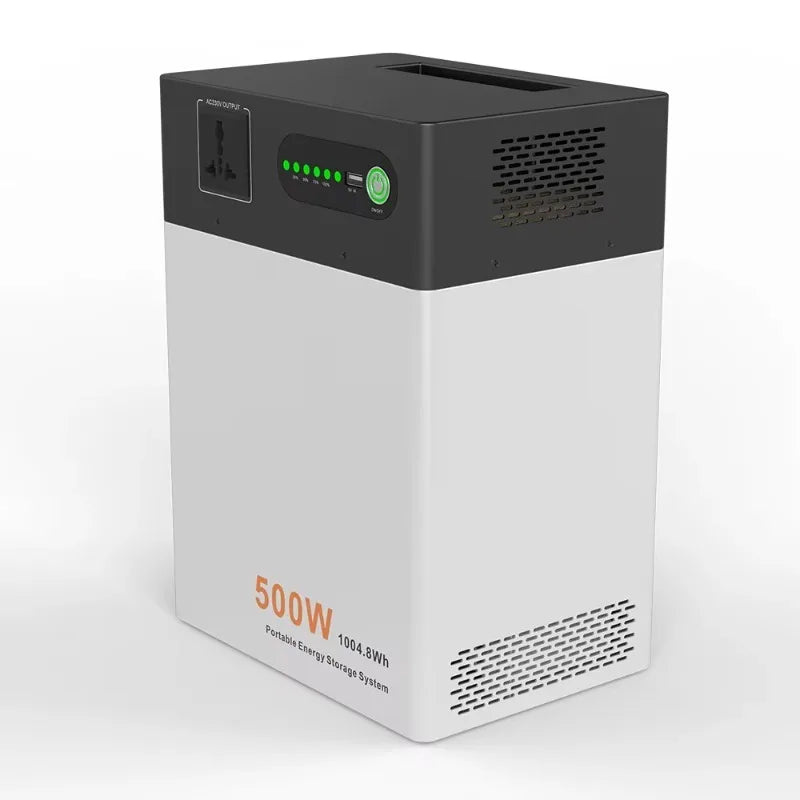 Energy Storage Portable 1004.8Wh Battery Pack Emergency Lifepo4 500w Solar Power Station Outdoor Generator For Home Camping