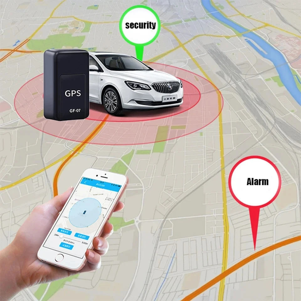 Car GPS Tracker GF07 Magnetic Vehicle GPS Locator Anti-lost Anti-theft Alarm GPS Tracking Device Mini GPS Locator Position APP