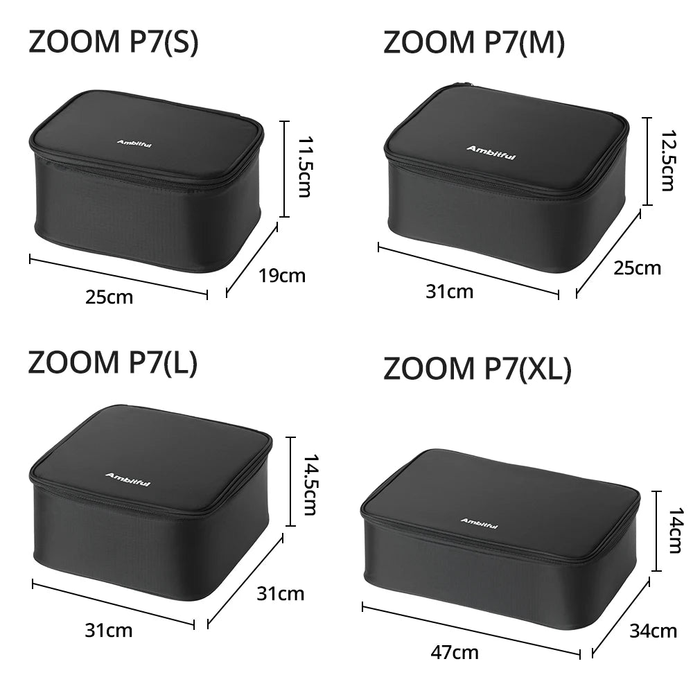 AMBITFUL Zoom P7 II Photography Studio Carrying bag S/M/L Size Traveling Bag For DLSR Lens Drone GODOX DJI GoPro