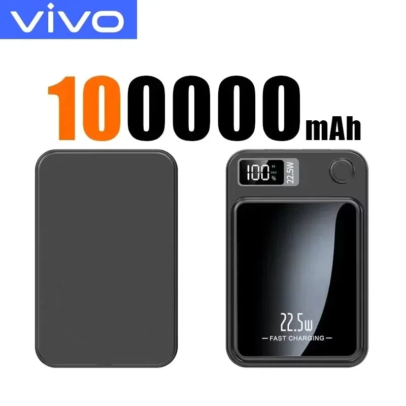 VIVO 500000mAh Magnetic Wireless Power Bank PD22.5w  Super Fast Charging Powerbank for Magsafe For Iphone Samsung 2026 New