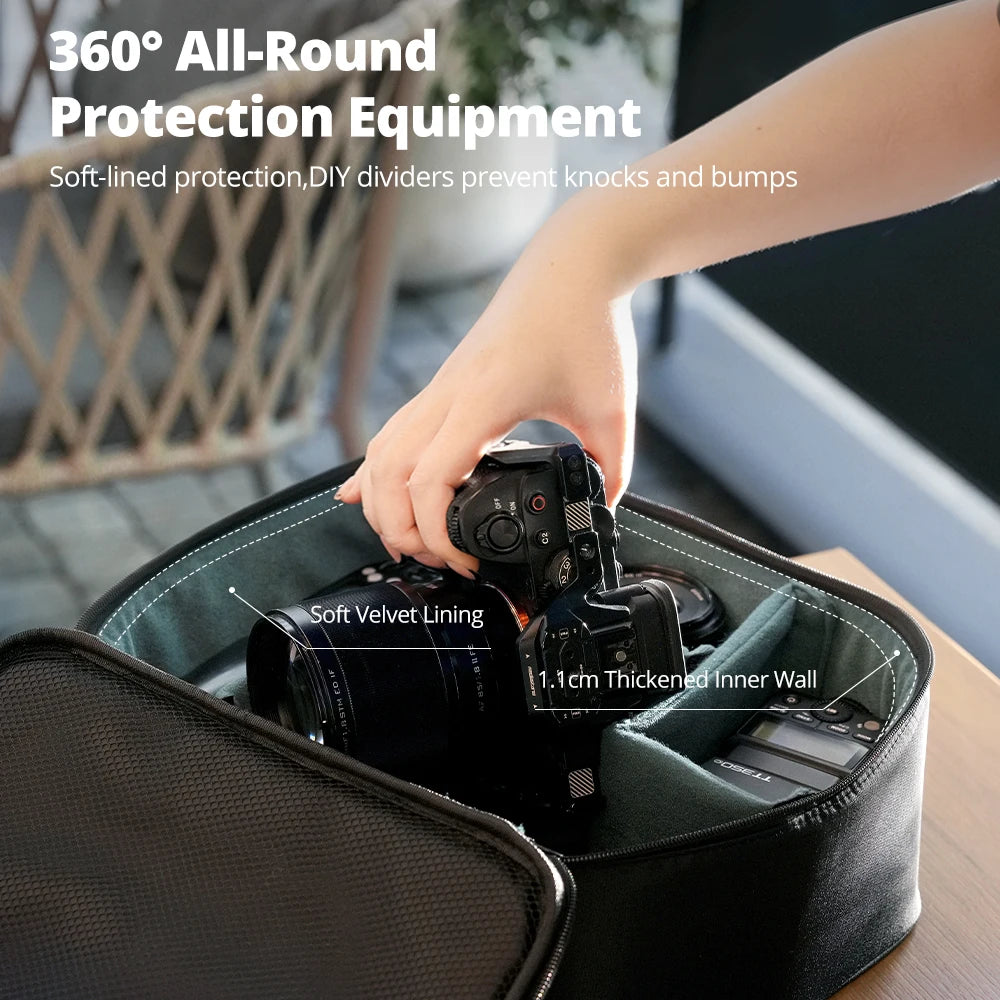 AMBITFUL Zoom P7 II Photography Studio Carrying bag S/M/L Size Traveling Bag For DLSR Lens Drone GODOX DJI GoPro