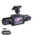 360° Full View Car Dashcam 4K UHD Front & 1080P SideRear Cameras All Around-View Driving Recorder With 3/4 Lenses