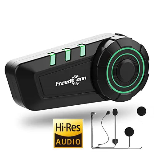FreedConn Motorcycle Helmet Headset FM IP65 Wireless Headphones Noise Cancellation Stereo FM Music IP65 Waterproof