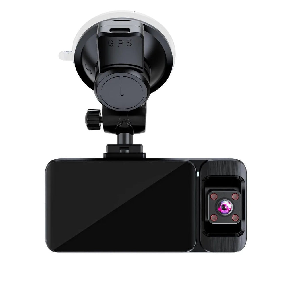 LanYuXuan High-Definition 3-Inch IPS Private Mold Dashcam for Cars 2.5K + 1080P + 1080P 5G WiFi GPS 3-Lens Mobile Phone Connecti