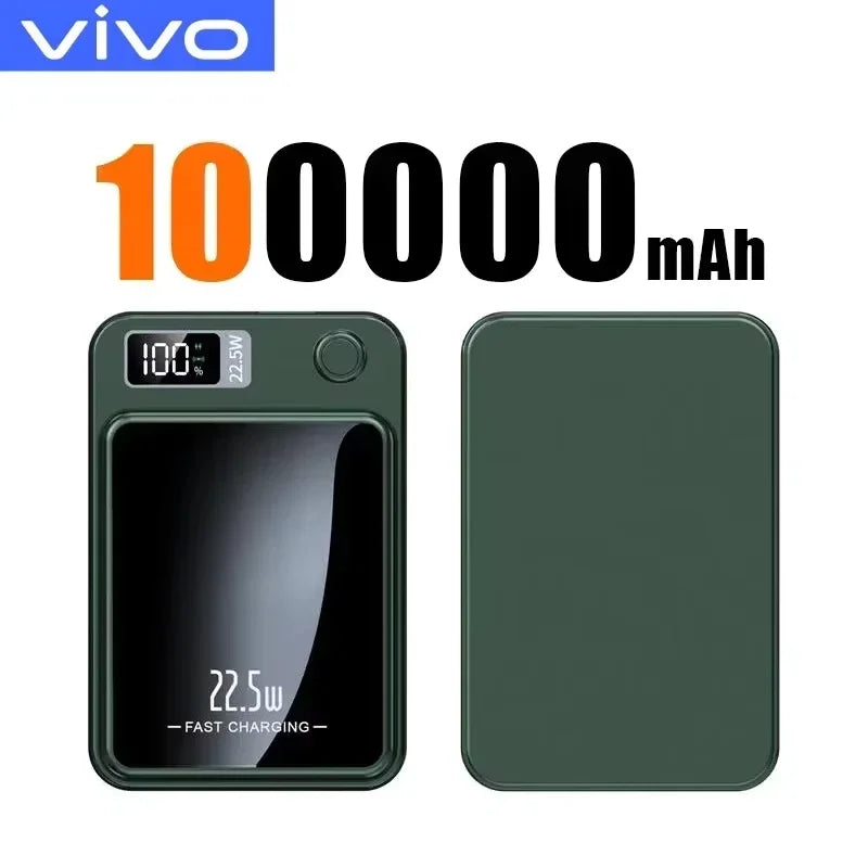 VIVO 500000mAh Magnetic Wireless Power Bank PD22.5w  Super Fast Charging Powerbank for Magsafe For Iphone Samsung 2026 New