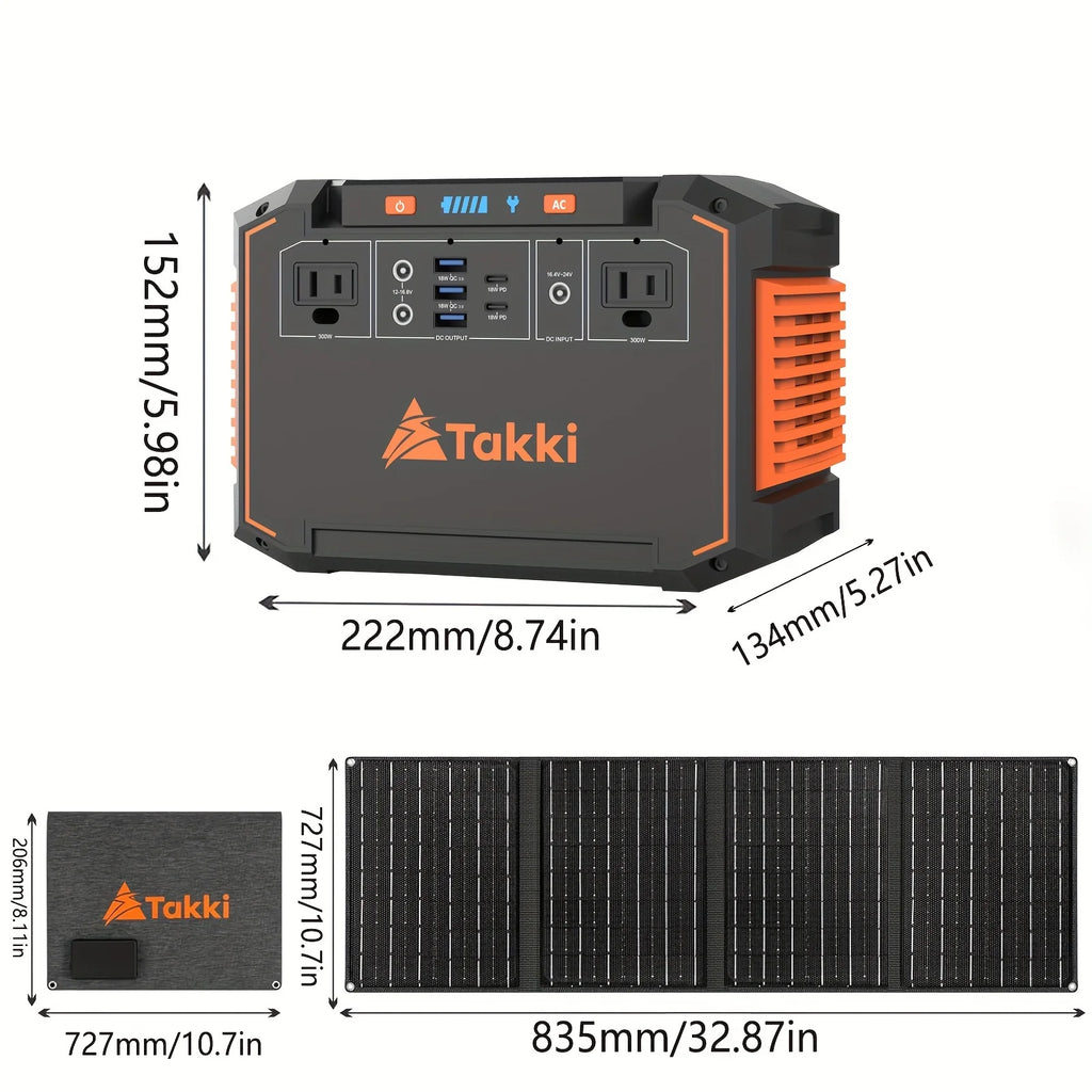 350W/150W Peak Solar Generator Portable Power Station, 40W/30W/21W Solar Panels(Solar Panel Optional), 240Wh/111Wh/88.8Wh Solar Power Bank AC DC USB Ports for Camping Tents, Emergency Outdoor Home Use, CPAP, Fans, Laptops, Emergency, Gifts