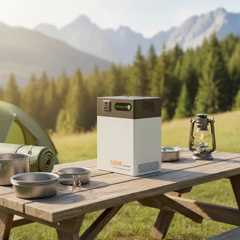 Energy Storage Portable 1004.8Wh Battery Pack Emergency Lifepo4 500w Solar Power Station Outdoor Generator For Home Camping