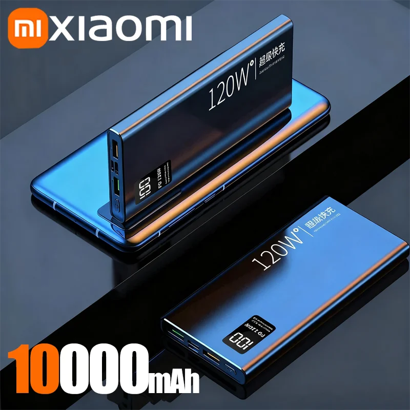 Xiaomi 50000mAh 120w Super Fast Charging External Battery Ultra Capacity PowerBank Portable LED Digital Display For IPhone