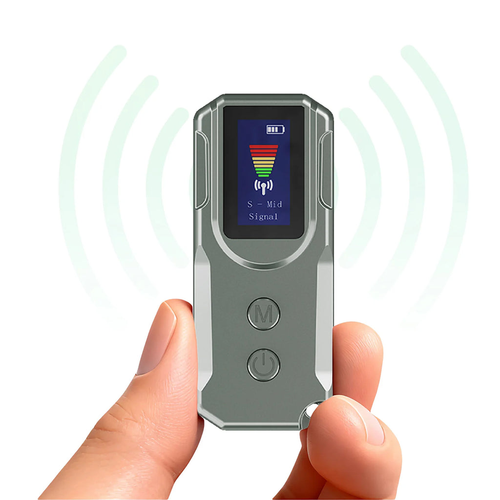 Next-Gen AI Hidden Camera Detectors, With HD Display, Anti-Spy Device with GPS Tracker Portable Wireless RF Signal Bug Finder
