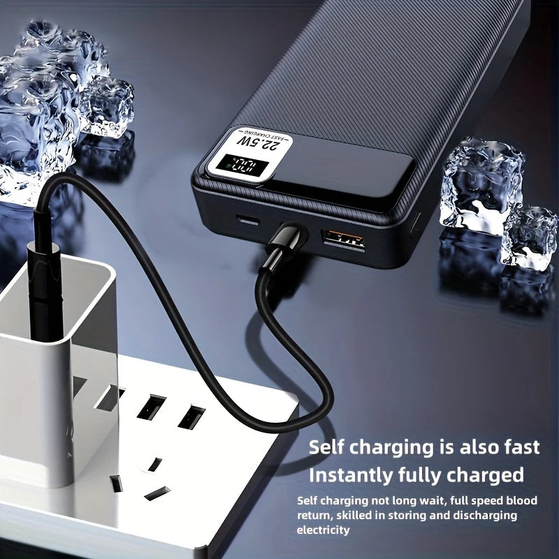 100000mAh Power Bank 22.5W Fast Charging Portable Charger External Battery High Capacity Powerbank For iPhone Huawei Oneplus