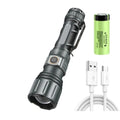 Super Bright Flashlight Portable Rechargeable LED Lamp Tactical Camping Lantern Waterproof Outdoor Lights for Fishing