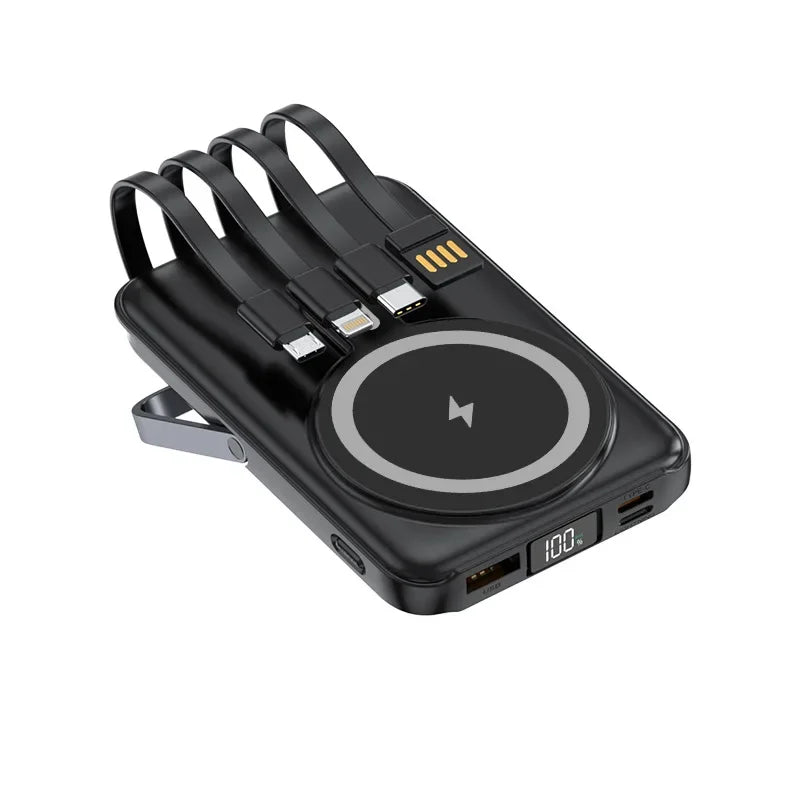 Magsafe Power Bank 30000mAh With Cable Fast Charging Magnetic Wireless PowerBank for iPhone 17 16 Pro For Apple Watch Power Bank