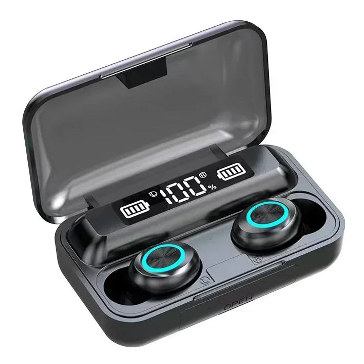 2026New F9 TWS wireless headphones,F9 Bluetooth 5.0headphones, sports headphones, LED digital display stereo headphones