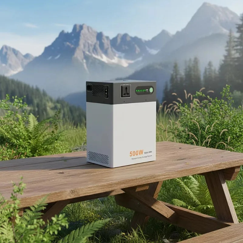 Energy Storage Portable 1004.8Wh Battery Pack Emergency Lifepo4 500w Solar Power Station Outdoor Generator For Home Camping
