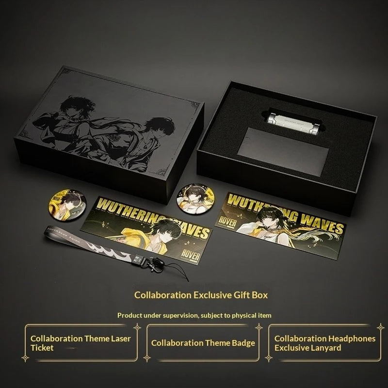 Pre-sale Original Wuthering Waves Rover Earphones Kurogame Cosplay Costume Anime Doujin Halloween Headphones Gifts