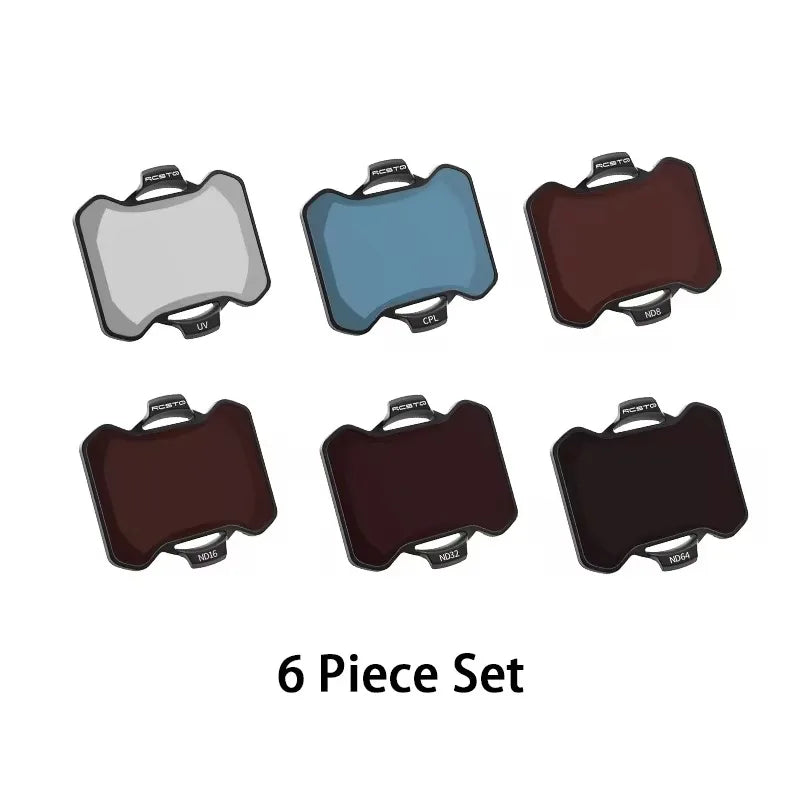 RCSTQ ND Filter For DJI Avata 2 Optical Glass Lenses Adjustable Filter Set ND8 ND16 ND32 ND64 UV CPL Drone Lens Accessories