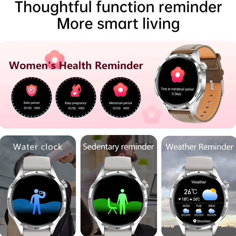 Watch 5 Pro Sports Smartwatch Men GPS Motion Trajectory NFC Control Compass 360*360 AMOLED HD Screen Bluetooth Call SmartWatches