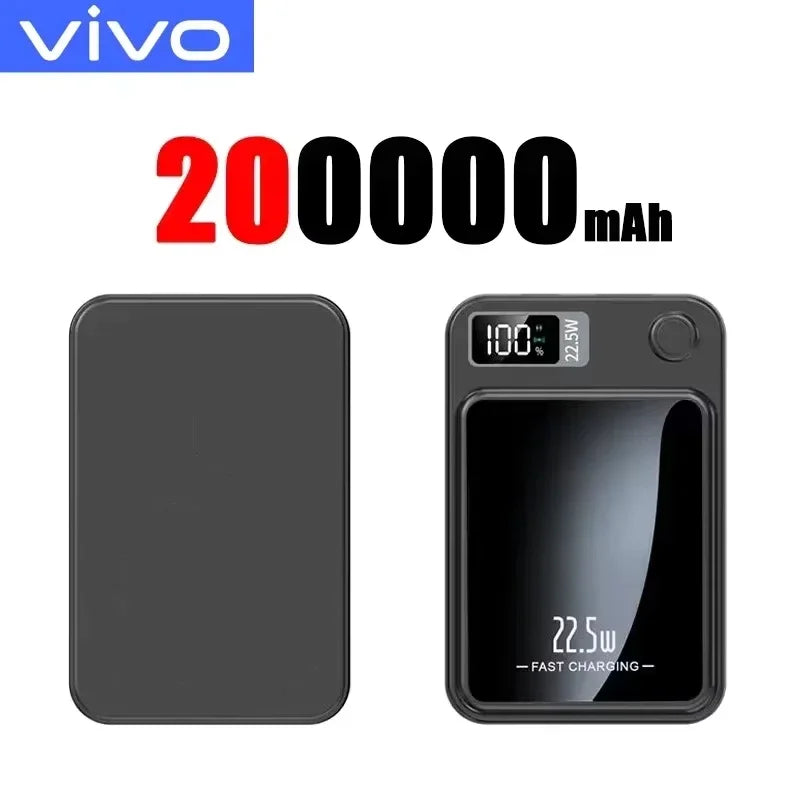 VIVO 500000mAh Magnetic Wireless Power Bank PD22.5w  Super Fast Charging Powerbank for Magsafe For Iphone Samsung 2026 New