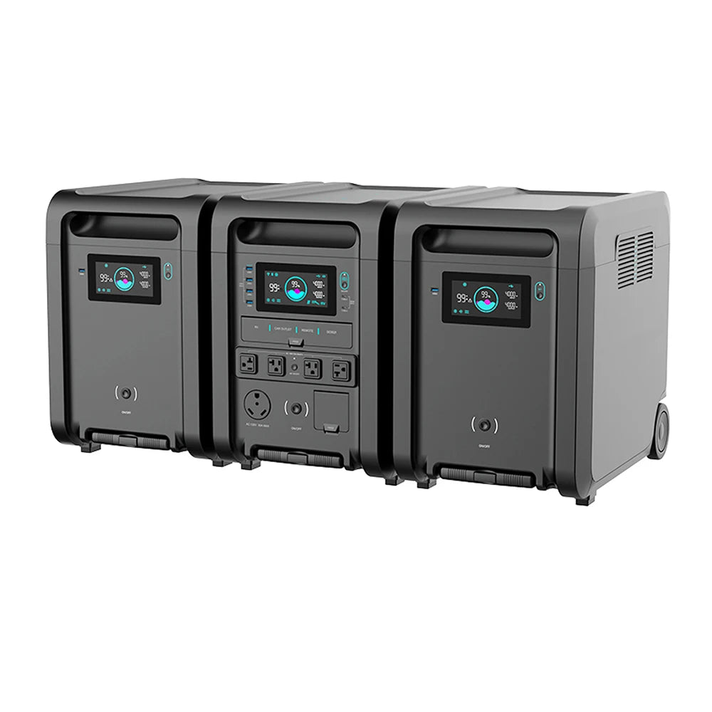 UPS Function 4200W Portable Power Station Solar Powered Generator Energy Storage For Household Outdoor